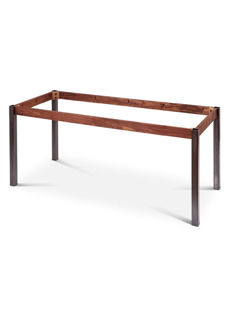 Industrial Dining Table Base with Metal Legs