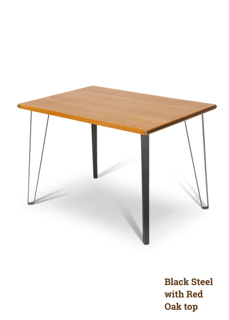 Black Steel w/ Red Oak