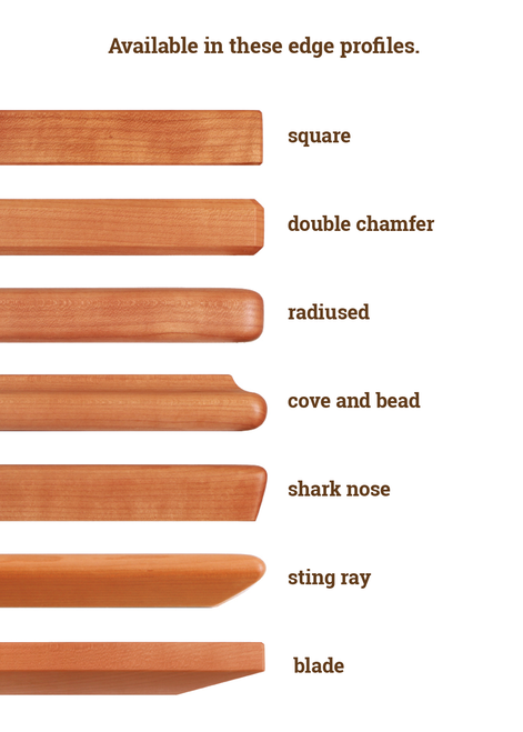Edge profile options